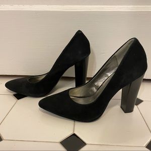 BCBG Suede Pumps